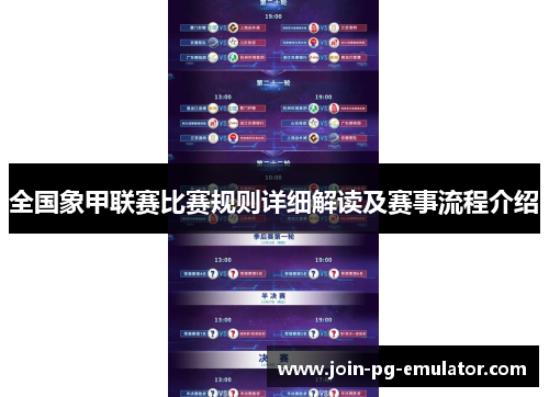 全国象甲联赛比赛规则详细解读及赛事流程介绍